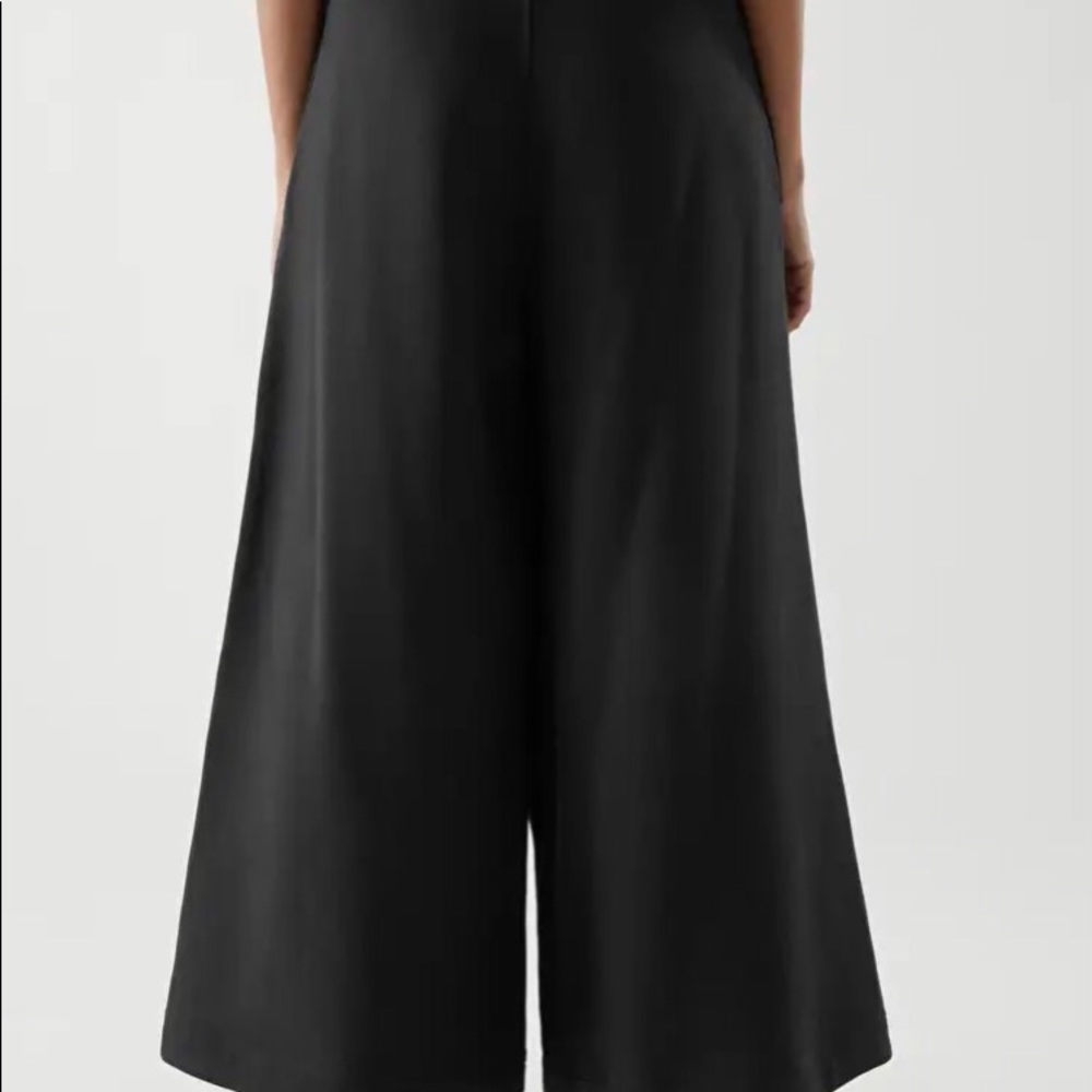 NWT COS  M Wrap Pants Organic Cotton Black - Picture 8 of 10